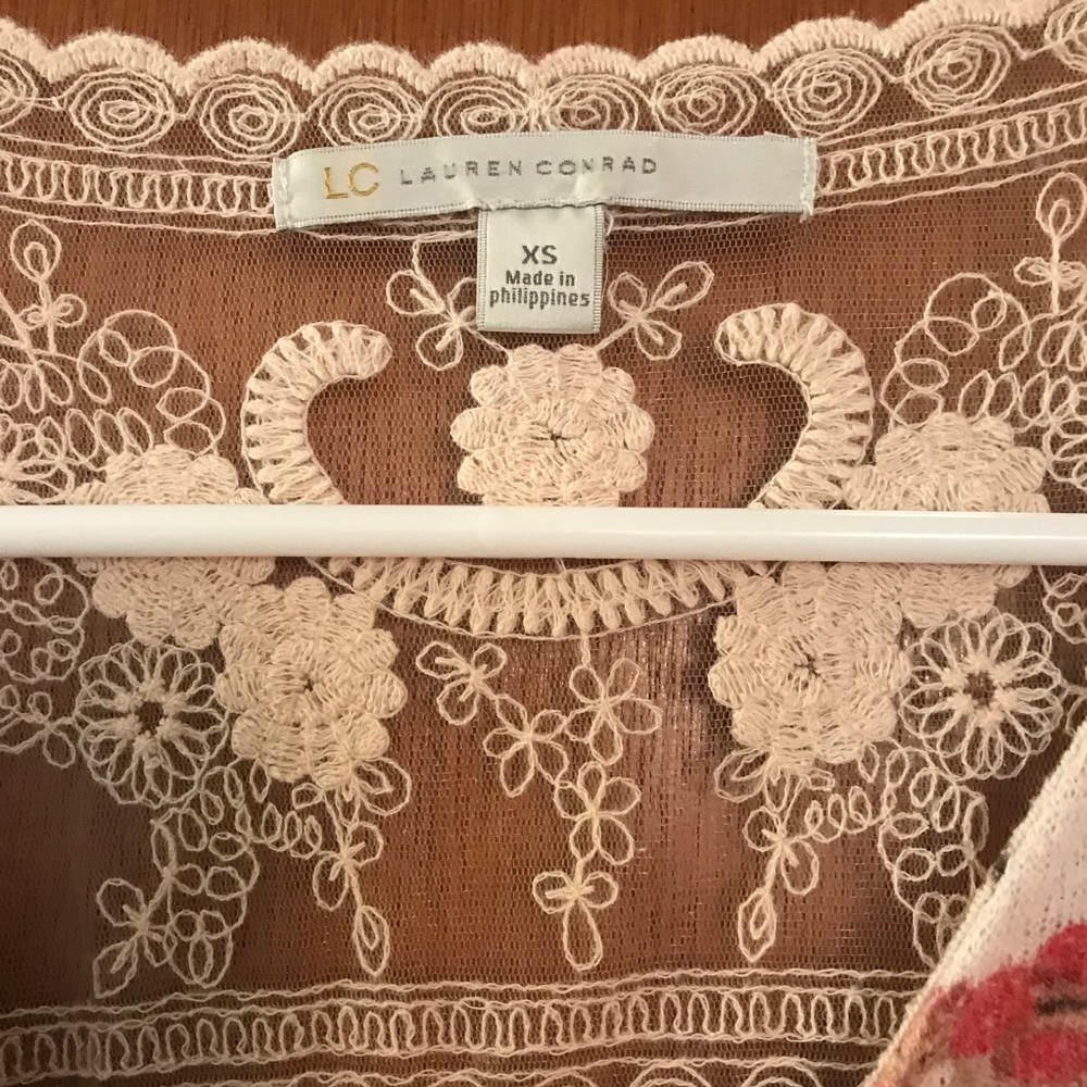 Floral & Lace Sweater | Lauren Conrad - Picture 2 of 3